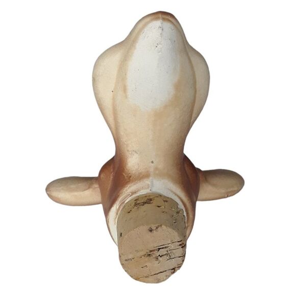 Moose Jug Bottle Stopper Cork Vintage Handpainted - Picture 5 of 5